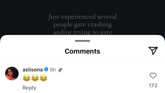 Sonakshi Sinha commented on Sushant Divgikr's post Sonakshi Sinha commented on Sushant Divgikr's post