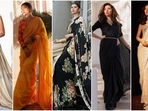 Renowned Pakistani film and TV industry actress Mahira Khan’s ethnic fashion diaries are a treasure trove of style inspiration. Her love for sarees is quite evident through her glam Insta-diaries. Whether it's floral, silk, or chiffon, she can slay any saree look to perfection. Let's take a look at all the times she rocked six yards of grace with the utmost elegance. Scroll down to take some fashion notes.(Instagram/@mahirahkhan) Renowned Pakistani film and TV industry actress Mahira Khan’s ethnic fashion diaries are a treasure trove of style inspiration. Her love for sarees is quite evident through her glam Insta-diaries. Whether it's floral, silk, or chiffon, she can slay any saree look to perfection. Let's take a look at all the times she rocked six yards of grace with the utmost elegance. Scroll down to take some fashion notes.(Instagram/@mahirahkhan)