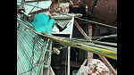 A portion of an old building collapsed in Ballimaran last week. (HT Photo) A portion of an old building collapsed in Ballimaran last week. (HT Photo)