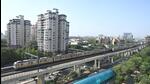 The DMRC Phase-4 expansion is underway. (HT Archive) The DMRC Phase-4 expansion is underway. (HT Archive)