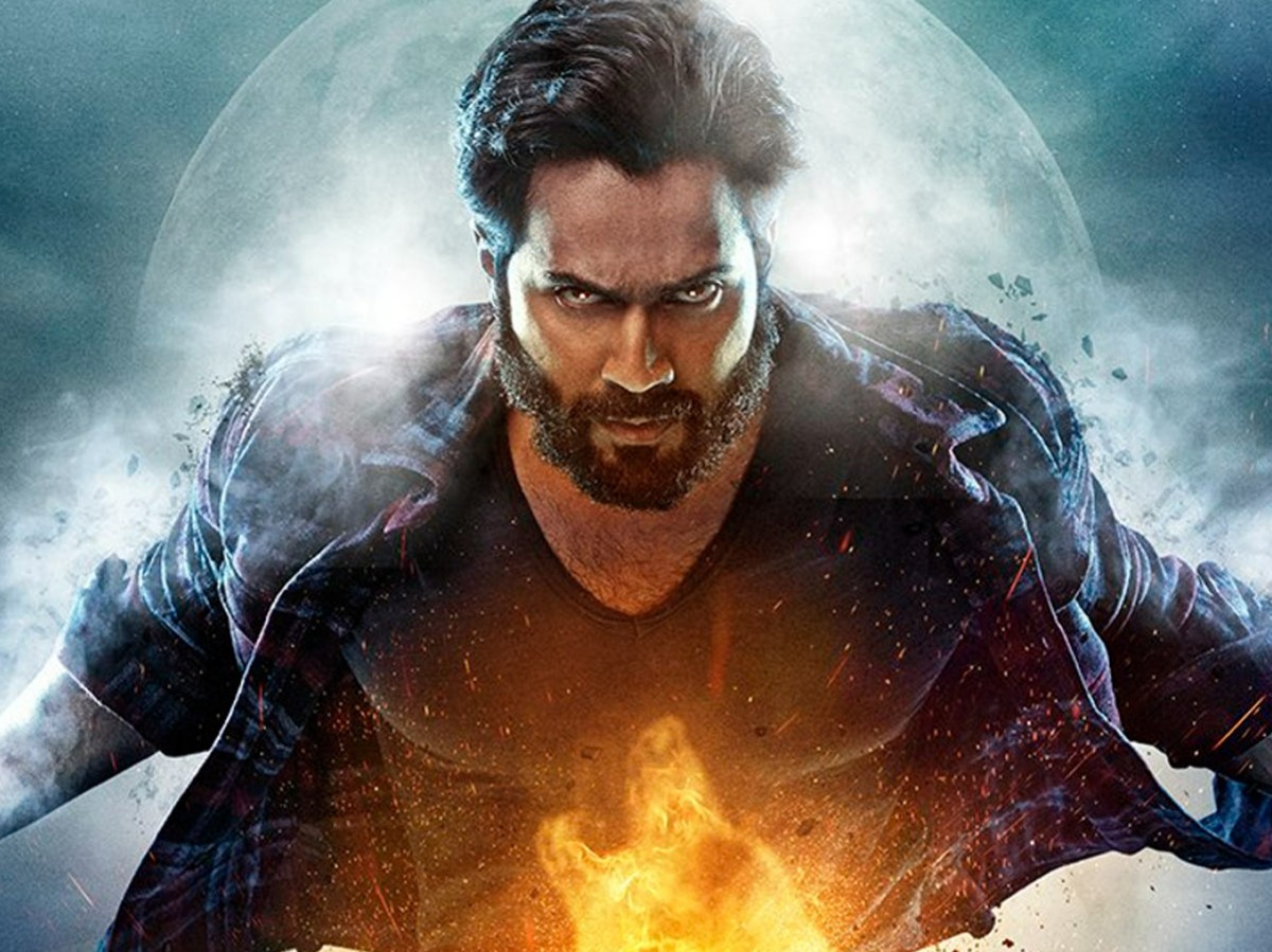 Poster of Varun Dhawan from the film Bhediya Poster of Varun Dhawan from the film Bhediya