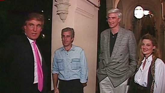 NBC News aired footage which showed Trump partying with Jeffrey Epstein at the former's Mar-a-Lago property in Florida in 1992. NBC News aired footage which showed Trump partying with Jeffrey Epstein at the former's Mar-a-Lago property in Florida in 1992.