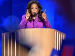 Oprah Winfrey gives shout-out to ‘childless cat ladies’ at DNC (Photo by Alex WROBLEWSKI / AFP)(AFP) Oprah Winfrey gives shout-out to ‘childless cat ladies’ at DNC (Photo by Alex WROBLEWSKI / AFP)(AFP)