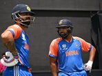 Between Rohit Sharma (R) and Virat Kohli, one has scored 500 more runs for India than the other.(Getty) Between Rohit Sharma (R) and Virat Kohli, one has scored 500 more runs for India than the other.(Getty)