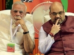 Prime Minister Narendra Modi and Union home minister Amit Shah. Prime Minister Narendra Modi and Union home minister Amit Shah.
