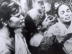 Desecration of Ambedkar Statue - Ramabai Chawl Riots - JULY 11, 1997 - Mumbai - Grieving women wails at Rajawadi Municipal Hospital following the death of their Kith and Kin in Police firing after Violence broke out due to desecration of an ambedkar statue at Ramabai Nagar in North - East Mumbai on Friday. Eleven People were reportedly killed when Police opened fire ona violent mob. PTI PHOTO - RIOTS MAHARASHTRA Desecration of Ambedkar Statue - Ramabai Chawl Riots - JULY 11, 1997 - Mumbai - Grieving women wails at Rajawadi Municipal Hospital following the death of their Kith and Kin in Police firing after Violence broke out due to desecration of an ambedkar statue at Ramabai Nagar in North - East Mumbai on Friday. Eleven People were reportedly killed when Police opened fire ona violent mob. PTI PHOTO - RIOTS MAHARASHTRA