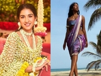 Social media influencers are modernising the saree to fit trends(Instagram / @dolly.jain / @ natasha.thasan) Social media influencers are modernising the saree to fit trends(Instagram / @dolly.jain / @ natasha.thasan)