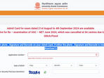 UGC NET June 2024: NTA has released hall tickets for re-exams at four centres, Candidates can download via the direct link here. UGC NET June 2024: NTA has released hall tickets for re-exams at four centres, Candidates can download via the direct link here.