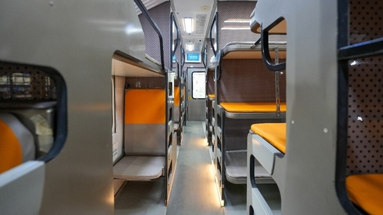 The sleeper coach will undergo rigorous trials and testing within 10 days before further on-track testing. The train is anticipated to begin passenger operations in the next three months.(via HT)