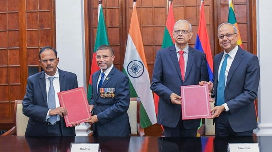 NSA Ajit Doval with other leaders.