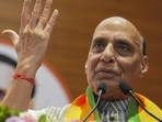 Defence minister Rajnath Singh on Tuesday chaired the meeting of the Defence Acquisition Council (DAC). (PTI) Defence minister Rajnath Singh on Tuesday chaired the meeting of the Defence Acquisition Council (DAC). (PTI)