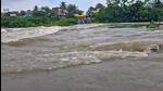Beed, Sep 02 (ANI): A view of a swollen Bindusara River due to relentless downpours, in Beed on Monday. (ANI Photo) (ANI) Beed, Sep 02 (ANI): A view of a swollen Bindusara River due to relentless downpours, in Beed on Monday. (ANI Photo) (ANI)