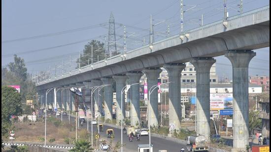 The RRTS stretch extends to Meerut. (HT Archive) The RRTS stretch extends to Meerut. (HT Archive)