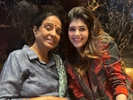Sanjana Sanghi with Lata Vaidyanathan Sanjana Sanghi with Lata Vaidyanathan