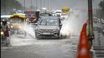 Waterlogging at Vinod Nagar. (RAJ K RAJ /HT PHOTO) Waterlogging at Vinod Nagar. (RAJ K RAJ /HT PHOTO)