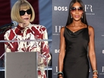 Naomi Campbell and Anna Wintour throw shade Naomi Campbell and Anna Wintour throw shade