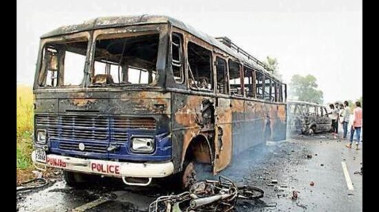 On March 11, while hearing a plea filed by Ram Rahim in 2015 sacrilege cases, the high court had stayed further proceeding against the Sirsa dera head. (HT File) On March 11, while hearing a plea filed by Ram Rahim in 2015 sacrilege cases, the high court had stayed further proceeding against the Sirsa dera head. (HT File)