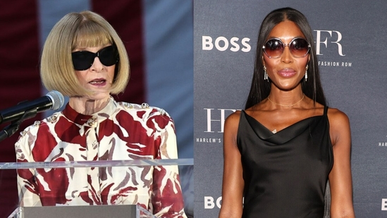 Naomi Campbell and Anna Wintour throw shade Naomi Campbell and Anna Wintour throw shade