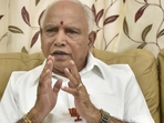Former Karnataka chief minister BS Yeddyurappa(Arijit Sen/HT Photo) Former Karnataka chief minister BS Yeddyurappa(Arijit Sen/HT Photo)
