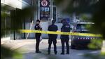 Police officers stand at the scene of a deadly shooting at an office building in the Don Mills neighbourhood of Toronto, Ontario, Canada, on June 17. (REUTERS) Police officers stand at the scene of a deadly shooting at an office building in the Don Mills neighbourhood of Toronto, Ontario, Canada, on June 17. (REUTERS)