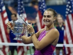 Aryna Sabalenka defeated Jessica Pegula 7-5 7-5 to clinch the US Open 2024 title, in New York on Sunday.(USA TODAY Sports via Reuters Con)