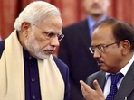 Prime Minister Narendra Modi and National Security Adviser Ajit Doval.(PTI) Prime Minister Narendra Modi and National Security Adviser Ajit Doval.(PTI)