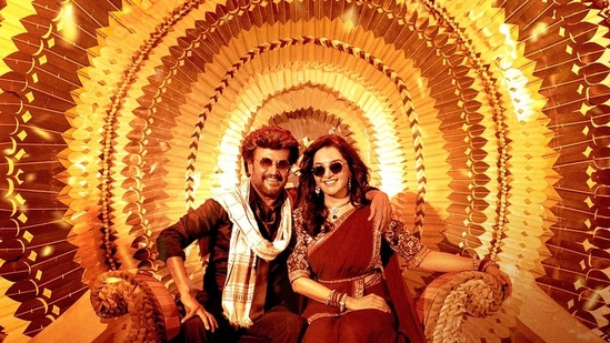 Manasilaayo: Rajinikanth and Manju Warrier in a still from Vettaiyan. Manasilaayo: Rajinikanth and Manju Warrier in a still from Vettaiyan.