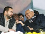 Bihar chief minister Nitish Kumar (R) with Tejashwi Yadav. (HT file) Bihar chief minister Nitish Kumar (R) with Tejashwi Yadav. (HT file)