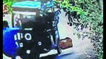 Screen grab of a CCTV footage showing the e-rickshaw hitting STA inspector Ravinder in Transport Area, Sector 26, Chandigarh. (HT Photo) Screen grab of a CCTV footage showing the e-rickshaw hitting STA inspector Ravinder in Transport Area, Sector 26, Chandigarh. (HT Photo)