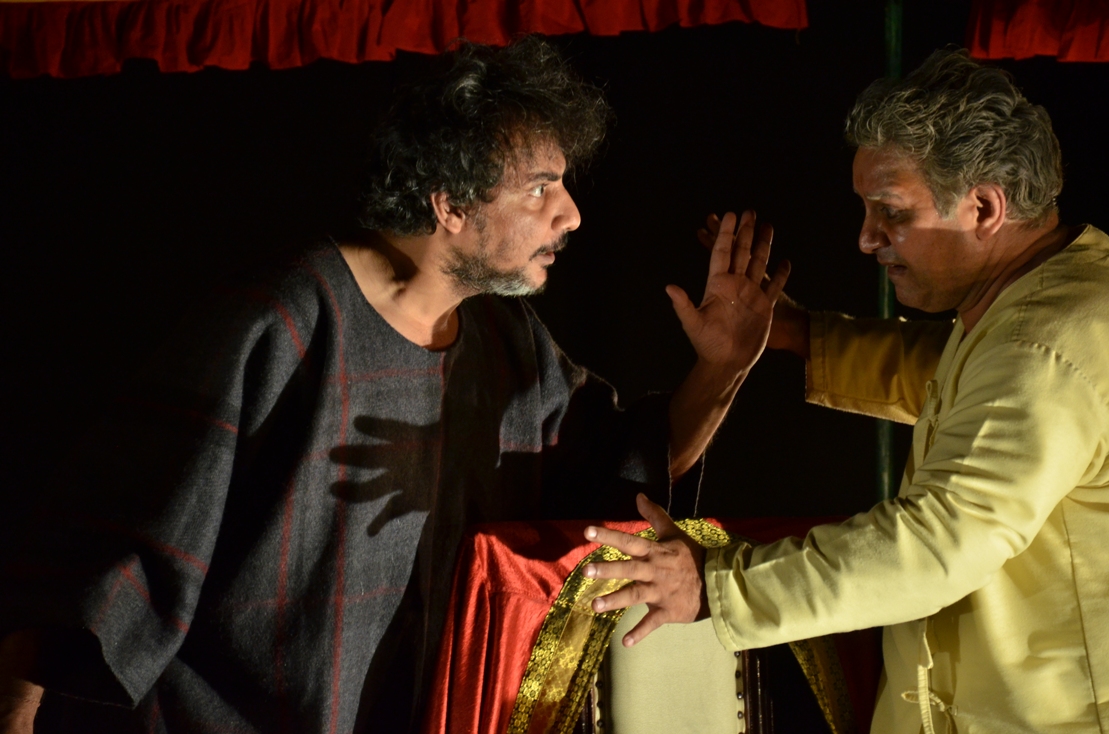 Kumud Mishra and Shubhrajyoti Barat during the play Kaumudi, written and directed by Abhishek Majumdar Kumud Mishra and Shubhrajyoti Barat during the play Kaumudi, written and directed by Abhishek Majumdar