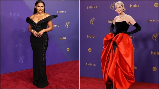 Allison Janney and Mindy Kaling dazzle in Gaurav Gupta couture at Emmys 2024(Instagram/@gauravguptaofficial) Allison Janney and Mindy Kaling dazzle in Gaurav Gupta couture at Emmys 2024(Instagram/@gauravguptaofficial)
