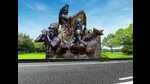 A design of sculpture to come up in Prayagraj. (Sourced) A design of sculpture to come up in Prayagraj. (Sourced)