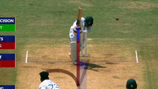 It would have been three reds had India taken the review(Screengrab) It would have been three reds had India taken the review(Screengrab)