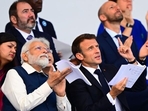 File photo of PM Narendra Modi and French President Emmanuel Macron at Bastille Day parade in Paris File photo of PM Narendra Modi and French President Emmanuel Macron at Bastille Day parade in Paris