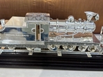 Prime minister Narendra Modi presented US President Joe Biden with a silver antique train model Prime minister Narendra Modi presented US President Joe Biden with a silver antique train model