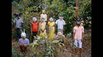 Gauri Gill’s photographs feature ordinary people with masks, made by folk artists from the Jawhar district of Maharashtra. (COPYRIGHT GAURI GILL) Gauri Gill’s photographs feature ordinary people with masks, made by folk artists from the Jawhar district of Maharashtra. (COPYRIGHT GAURI GILL)