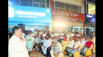 Panchkula Congress candidate Chander Mohan addressing a gathering. (HT Photo) Panchkula Congress candidate Chander Mohan addressing a gathering. (HT Photo)