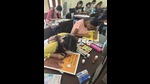Students taking part in Kshitij 3.0 at LU on Tuesday. (HT) Students taking part in Kshitij 3.0 at LU on Tuesday. (HT)