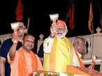 Prime minister Narendra Modi and UP chief minister Yogi Adityanath during the 2024 Lok Sabha election campaign (HT File) Prime minister Narendra Modi and UP chief minister Yogi Adityanath during the 2024 Lok Sabha election campaign (HT File)