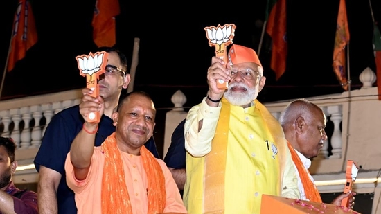 Prime minister Narendra Modi and UP chief minister Yogi Adityanath during the 2024 Lok Sabha election campaign (HT File) Prime minister Narendra Modi and UP chief minister Yogi Adityanath during the 2024 Lok Sabha election campaign (HT File)