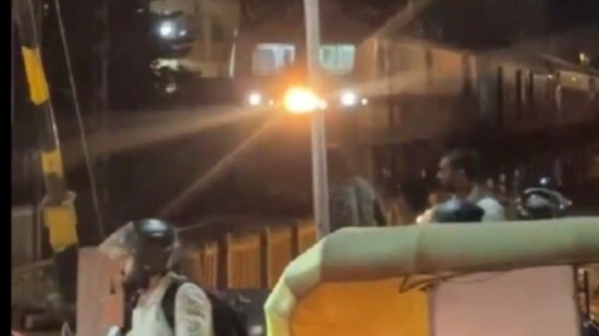 The train was stopped between Baiyyappanahalli and Karmelaram stations in Bengaluru. The train was stopped between Baiyyappanahalli and Karmelaram stations in Bengaluru.