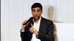Viswanathan Anand at Tech Mahindra Chess League in Mumbai. (HT/Prakash Parsekar) Viswanathan Anand at Tech Mahindra Chess League in Mumbai. (HT/Prakash Parsekar)