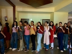 Voting for DUSU polls is underway amid high security on Friday in the north and south campuses of the university.(Raj k Raj) Voting for DUSU polls is underway amid high security on Friday in the north and south campuses of the university.(Raj k Raj)