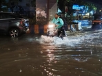 The intensity of the incessant rainfall was higher in the eastern suburbs of Ghatkopar, Mankhurd, Govandi, LBS Road in Vikhroli and Bhandup, which are considered chronic flooding spots. (Praful Gangurde /HT Photo) The intensity of the incessant rainfall was higher in the eastern suburbs of Ghatkopar, Mankhurd, Govandi, LBS Road in Vikhroli and Bhandup, which are considered chronic flooding spots. (Praful Gangurde /HT Photo)