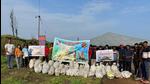 According to the trekkers, the garbage is largely made up of plastic, including water bottles and bags, and food stalls on forts appear to be the primary source of this waste. (HT Photo) According to the trekkers, the garbage is largely made up of plastic, including water bottles and bags, and food stalls on forts appear to be the primary source of this waste. (HT Photo)