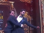 Shah Rukh Khan is performing his host duties perfectly at IIFA 2024. Shah Rukh Khan is performing his host duties perfectly at IIFA 2024.