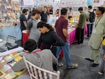 The Vani Prakashan stall has a variety of books in different genres and is drawing a lot of buyers(Deep Saxena/HT) The Vani Prakashan stall has a variety of books in different genres and is drawing a lot of buyers(Deep Saxena/HT)