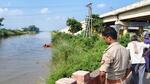 A rescue team looking for the body of the deceased at Indira Canal. (Sourced) A rescue team looking for the body of the deceased at Indira Canal. (Sourced)