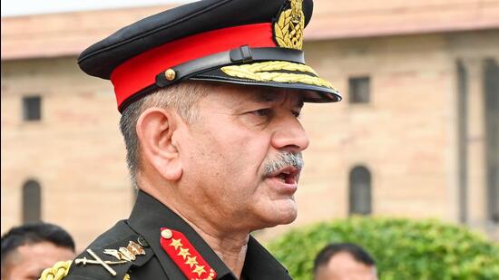 Army chief General Upendra Dwivedi. (HT PHOTO/File)