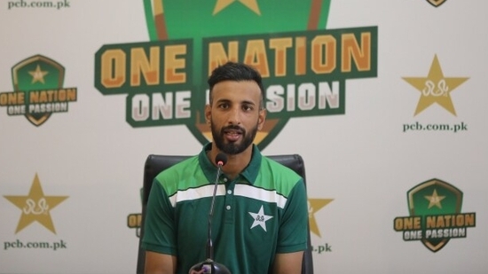 Shan Masood attending a press conference.(PCB) Shan Masood attending a press conference.(PCB)
